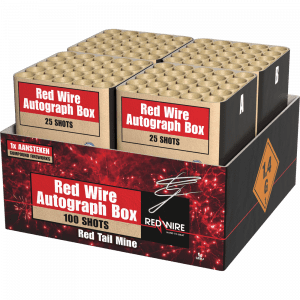 Red Wire Autograph Box