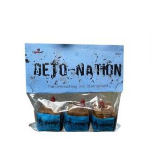 Pyroland Deto-Nation 3er Pack kubische Kanonenschläge Blue